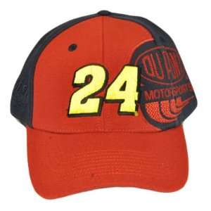   FIT CAP 24 DUPONT GORDON HENDRICK RED HAT NASCAR