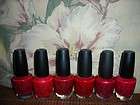 OPI NAIL POLISH THE ENTIRE WRAPPED UP IN RED COLLECTION