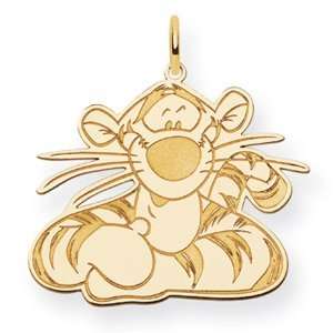  Tigger Charm 7/8in   14k Gold/14k Yellow Gold Jewelry