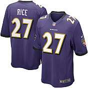 Mens Nike Baltimore Ravens Ray Rice Game Team Color Jersey    