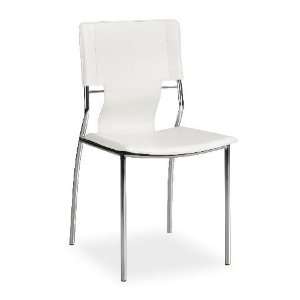  Zuo Modern Trafico Side Chair White   404132 Everything 