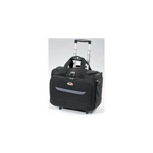  Luggage 92171 Montecito Lite Black 17 Multi Compartment Rolling Tote