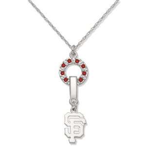   Giants Necklace MVP With Logo & Crystals GEMaffair Jewelry