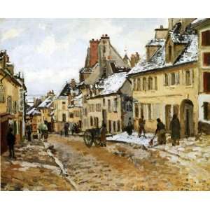  Pontoise, the Road to Gisors in Winter
