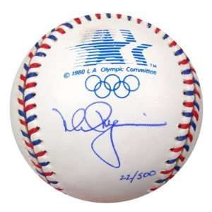  Autographed Mark McGwire Baseball   1984 Olympics Steiner 