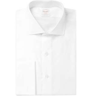   shirts  Formal shirts  Herringbone Double Cuff Cotton Shirt