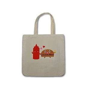  Hamburger and Ketchup Tote Bag Toys & Games