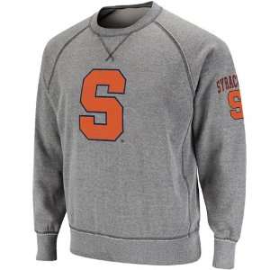    Syracuse Orange Ash Outlaw Crew Sweatshirt