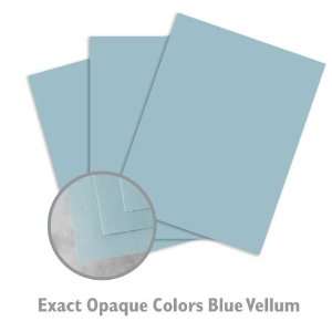  Exact Opaque Colors Blue Paper   250/Package Office 