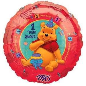  18 Pooh 1 Year Sweet Balloon Toys & Games