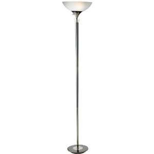  Metropolis Floor Lamp, 71.5Hx10D, BLACK NICKEL