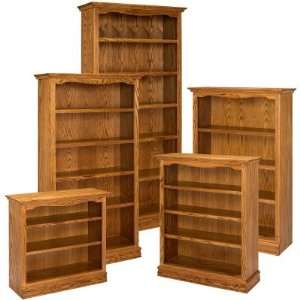   Wood Design A & E Solid Oak Americana Wood Bookcase