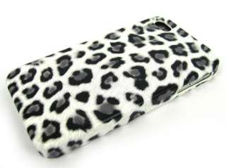 Hart Hülle Schutzhülle Leopard + folie für iphone 4S , 4 WT Leo 