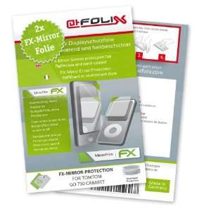  2 x atFoliX FX Mirror Stylish screen protector for TomTom 