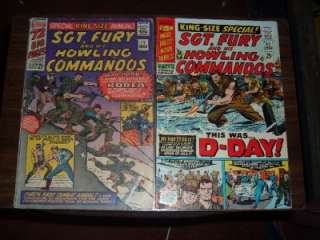 Sgt. Fury 1,2,3,5   Annuals(Specials)  
