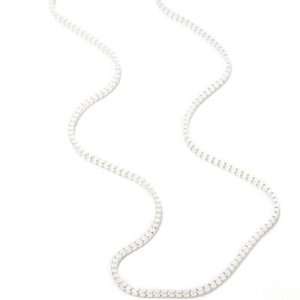  Sterling Silver 18 Box Chain Necklace Jewelry