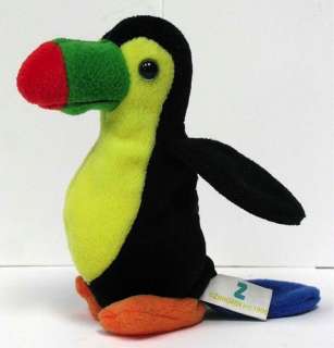   Zangeen Stuffed Plush Velour Toy Baby Penguin Bird 1996 Beanie  