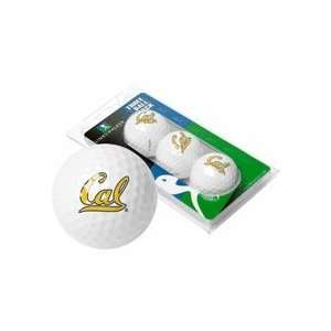   ) Golden Bears 3 Golf Ball Sleeve (Set of 3)