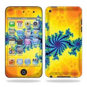 Protective Vinyl Skin Decal for iPod Touch 4G 4th Generation   Fractal 