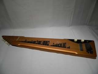   SILVERTONE ELECTRIC LAP STEEL GUITAR VERY COOL SHAPE WITH CASE  