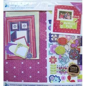  Simply Perfect 6 Page Scrapbook Kit ~ Family Fun