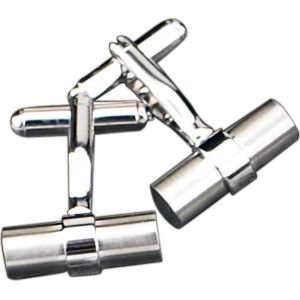  Bar Rhodium Cufflink, tarnish proof , J165