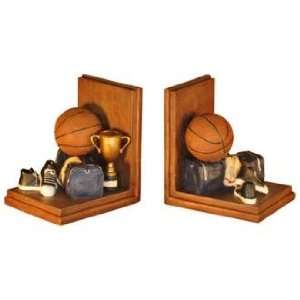  Set of 2 Basketball Bookends