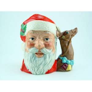  Santa Claus Head of a Reindeer Royal Doulton Character Jug 