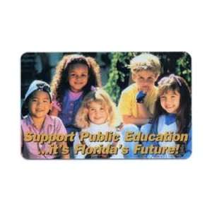   Card Picture of 5 Children Support Public Education FEA / NEA