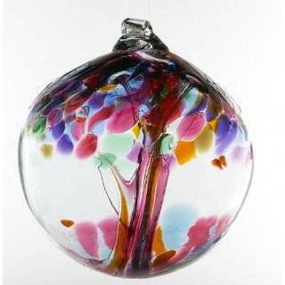 Art Glass   FAMILY TREE OF ENCHANTMENT WITCH BALL   Old English   Hand 