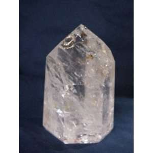   Re Faceted and Polished Quartz Crystal Point, 8.46.6 
