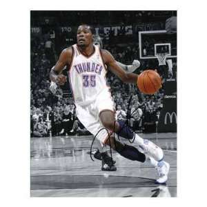    Autographed Durant Picture   16x20 White W