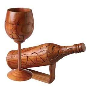  Wooden Wine Goblet Puzzle Toys & Games