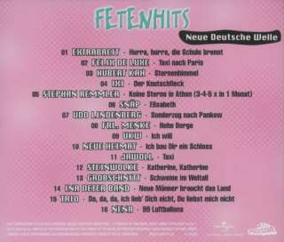 Fetenhits   Neue Deutsche Welle NDW   CD   NEU&OVP  