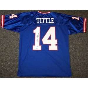  Y.A. Tittle HOF 71 Autographed/Hand Signed New York Giants 