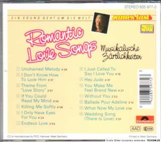JAMES LAST    ROMANTIC LOVE SONGS    CD mit  MUSIKALISCHEN 