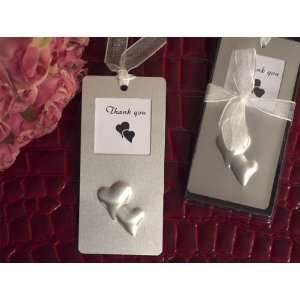   Favors Mark it with memories bookmark collection double hearts design