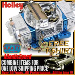 HOLLEY 650 CFM ULTRA DOUBLE PUMPER STREET /STRIP CARBURETOR CARB BLUE 