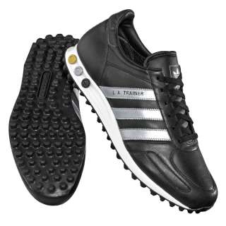 Adidas LA Trainer Leder Sneaker 660744 (black metalic) 2011 Gr. 42 2/3 