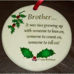  Brother Someone To Tell On Christmas Ornament Swarovski 