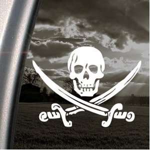  Jack Rackham Jolly Roger Pirate Decal Car Sticker 
