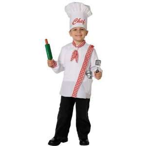  Chef Child Costume Kit (Fits Sizes 4 to 8) Toys & Games