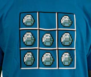 Shirt Minecraft Diamond Craftin L Shirt Block Spiel Mine Craft 