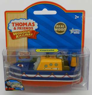 CAPTAIN LIFE BOAT ~ Thomas Wooden Railway Vehicle ~ New in Box  