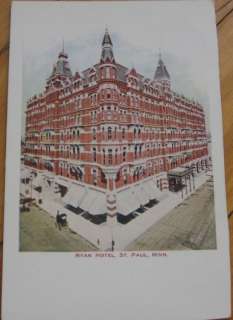 1905 Postcard   The Ryan Hotel   St. Paul, Minnesota MN  
