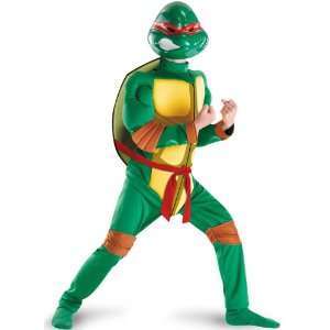  Raphael Ninja Turtle Costume Muscle Chest Child Small 4 6 TMNT 