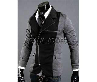   Slim line Splice Jacket Coats 4 Size XS S M L Fancy design new  