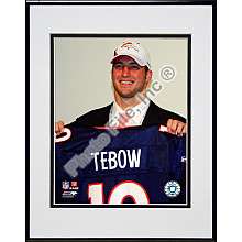 Photo File Denver Broncos Tim Tebow 2010 Draft Pick Framed Photo 