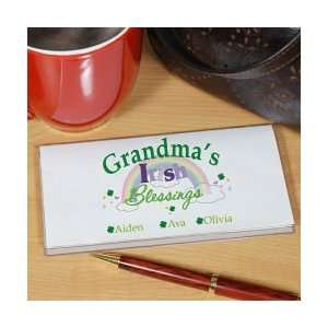    Irish Blessings Personalized Checkbook Cover