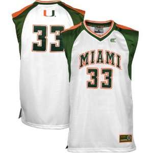   #33 White Youth Courtside Basketball Jersey